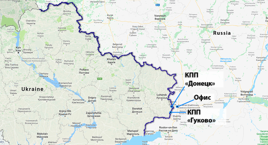 Где находится гуково карта