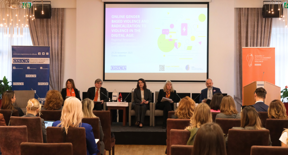 Online gender-based violence and radicalization to violence in the digital age focus of OSCE event in Tirana