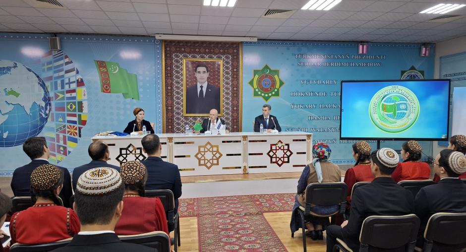 OSCE promotes international human rights standards during criminal proceedings at a lecture course in Turkmenistan