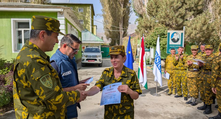 The European Union and OSCE strengthen medical capabilities of Tajik Border Troops in Khorog, GBAO