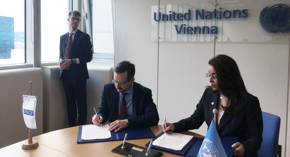 OSCE and UN Office on Drugs and Crime sign 2020-2022 joint action plan |  OSCE