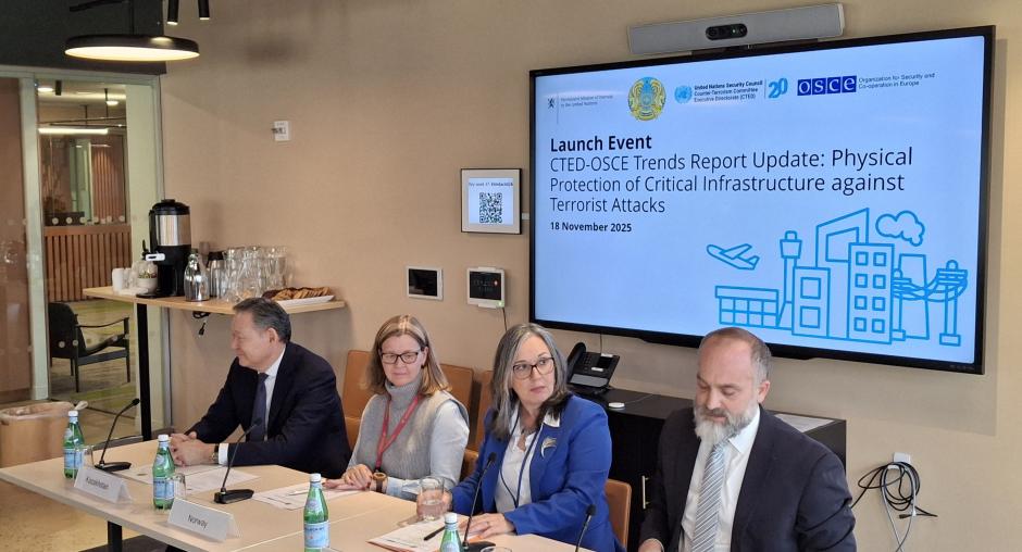 OSCE and CTED launch updated Trends Report on protecting critical infrastructure from terrorist attacks