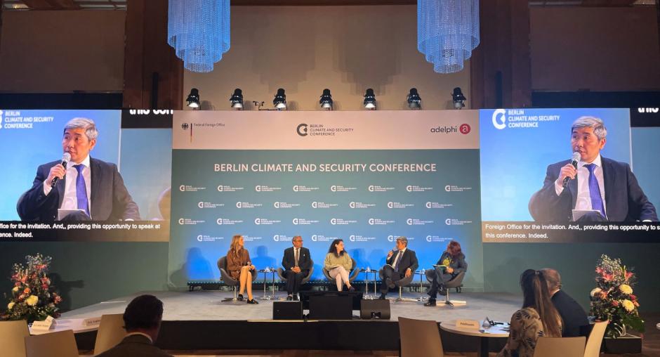 OSCE promotes regional co-operation and integrated solutions at Berlin Climate and Security Conference 2025
