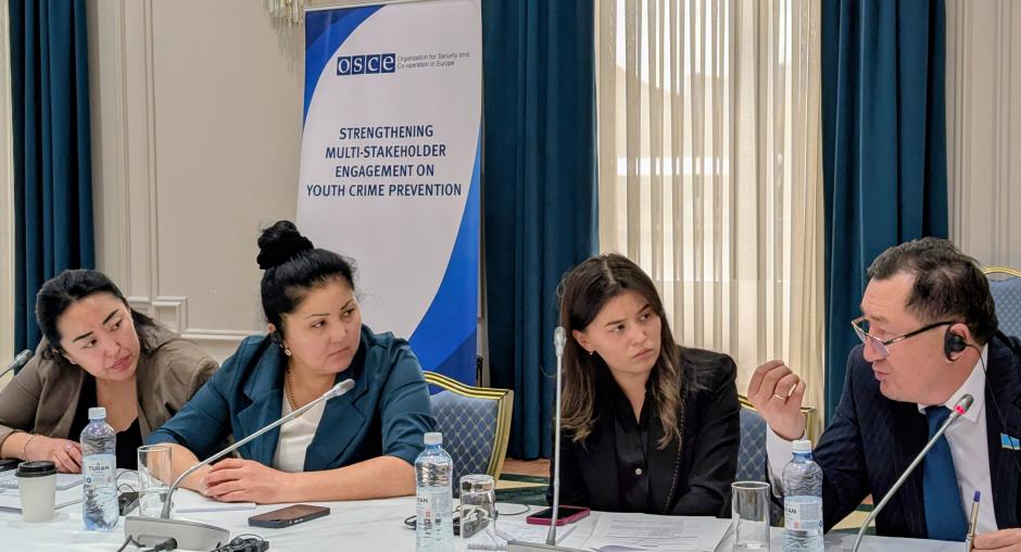 Kazakhstan strengthens inter-agency co-operation on youth crime through OSCE workshop