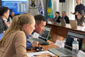 Participants of the training on handling digital evidence by first responders at the Almaty Academy of the Ministry of Internal Affairs of the Republic of Kazakhstan. (OSCE/Dmytro Zhuravlyov)