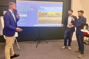 Financial intelligence and law enforcement professionals from Armenia at an OSCE workshop on investigating the misuse of virtual assets, Yerevan, 19 June.  (OSCE)