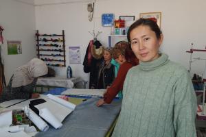 Aida Batyrova, an entrepreneur in Batken, southern Kyrgyzstan.  (OSCE)