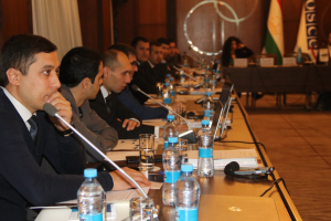 Participants in the training included representatives from various state institutions such as the Ministry of Internal Affairs, Ministry of Justice, Prosecutor General’s Office, State Committee for National Security, Supreme Court and other relevant agencies, Dushanbe,1 December 2022.  (OSCE)