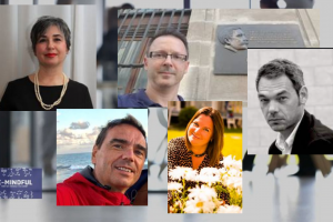 Selma Nametak, Kristian Bankov, Davide Tosco, Stefano Volpicelli and Nadejda Komendantova, the E-MINDFUL Multidisciplinary Working Group.  (Promo)