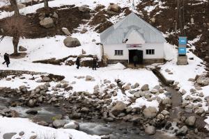 The number of households receiving electricity from the Tagoba mini-hydro power plant increased from 16 to 96 households. The secondary school accommodating 206 pupils and staff has also benefitted from access to electricity, Tagoba village, Rasht Valley, Tajikistan, 19 February 2018.  (OSCE/Munira Shoinbekova)