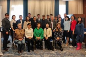 Participants of the OSCE Workshops on Youth Crime and Drug Use Prevention in Tashkent, 30 March 2022. (OSCE/Oksana Kim)