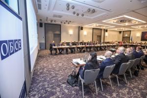 First Programme Governance Board meeting for the portfolio of OSCE projects to help Ukraine address illicit trafficking of weapons, ammunition and explosives. Kyiv, 21 January 2019   (Kostiantyn Chernichkin/OSCE)