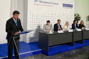 Launch of the toolkit on inclusion of women and effective peace processes, Bratislava, 5 December 2019  (OSCE)