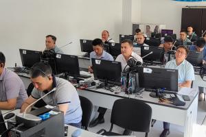 Participants at the training on open-source digital forensics in Nur-Sultan, 24 June 2022.  (OSCE/Otabek Rashidov)