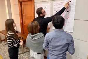 Participants of workshops on addressing the complexities of virtual assets in today’s financial landscape held in Yerevan, from 21 to 24 January 2025. (OSCE)