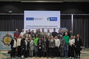 Participants to the workshop on social reuse of assets confiscated from organized crime, Sarajevo, 23 and 24 February 2022. (OSCE)