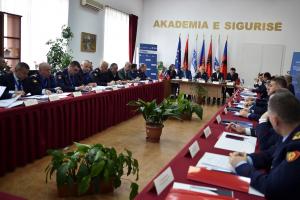 OSCE Presence in Albania, in partnership with Albanian State Police and with support of Central Election Commission and General Prosecutor’s Office, starts training of police officers ahead of 14 May local elections, Tirana, 6 March 2023. (OSCE)