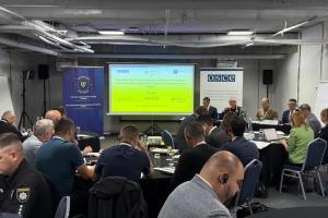 Key stakeholders at an expert workshop on combatting illicit SALW, Kyiv, 28 August 2025. (OSCE)
