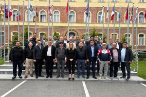 Study visit of senior representatives of law enforcement and prosecutorial authorities from Central Asia to the CEPOL Training Hub at the International Law Enforcement Academy in Budapest, Hungary, 12 June 2024. (OSCE)
