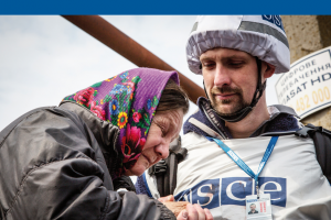 Cover of the report "Lessons learned for the OSCE from its engagement in Ukraine" (OSCE)