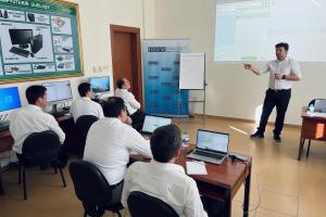 Course on digital forensics at the Institute of the Ministry of Internal Affairs of Turkmenistan, Ashgabat, 19-22 September 2023

 (OSCE/Juraj Nosal)