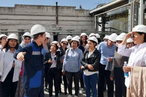 Participants during one the field visits organized in the framework of the event, Bishkek, 5 April 2022.  (OSCE)