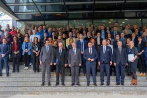 The OSCE Chairman-in-Office, Minister of Foreign Affairs of North Macedonia Bujar Osmani during his visit to Bosnia and Herzegovina (BiH), 12 May 2023. (OSCE)