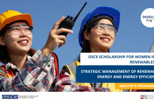 OSCE Scholarship Program for Young Women in Renewable Energy (OSCE)