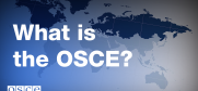 With 57 participating States in North America, Europe and Asia, the OSCE is the world’s largest regional security organization. 