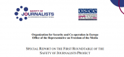 Special Report on the First Roundtable of the OSCE RFoM Safety of Journalists Project - Data Collection, Analysis and Reporting on Attacks and Violence against Journalists