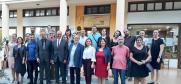 Harlem Désir, OSCE Representative on Freedom of the Media meeting the journalists taking part in the Cyprus Media Dialogue Project, in Nicosia, 4 October 2019. (OSCE)