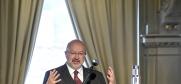 Lamberto Zannier, OSCE High Commissioner on National Minorities, opens the Conference marking the 20th anniversary of The Lund Recommendations on the Effective Participation of National Minorities in Public Life, Lund,14 November 2019. (Kennet Ruona )