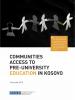 Cover page of "Communities access to pre-university education in Kosovo" Report (OSCE/Yllka Fetahaj)