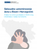 Naslovnica izvještaja o seksualnom uznemiravanju žena u BiH (OSCE)