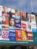 A billboard outside the Dutch Parliament displaying the election posters of all the political parties participating in the 12 September 2012 early parliamentary elections in the Netherlands. The Hague, 3 September 2012. (OSCE/Lubomir Kopaj)