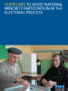 Front cover of the Guidelines to Assist National Minority Participation in the Electoral Process (OSCE)