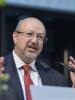 Lamberto Zannier, OSCE Secretary General, addresses the room during the Night Owl session at Security Days in Berlin, 23 June 2016. (Konrad-Adenauer-Stiftung/Marco Urban)