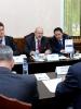 Lamberto Zannier, OSCE High Commissioner on National Minorities, speaking at the meeting with Rustam Kurbanov, Chairperson of the Committee on interethnic relations and friendly ties with foreign countries under the Cabinet of Ministers, Tashkent, Uzbekistan, 16 April 2018.  (OSCE/Gayratulla Shukurov)