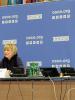 OSCE Secretary General Helga Maria Schmid and OSCE Chairperson-in-Office, Minister of Foreign Affairs of Poland, Zbigniew Rau joint press conference on 13 January 2022 (OSCE)