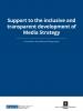 cover: Support to the inclusive and transparent development of Media Strategy  (OSCE)