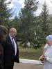 OSCE High Commissioner on National Minorities Lamberto Zannier meets the director of a gymnasium providing instruction in the Tatar language in Kazan, Tatarstan, Russian Federation, 25 July 2019. (OSCE, Bob Deen)