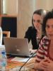 Marieke van Doorninck (r) of La Strada International was one of around 20 participants from civil society, UN bodies, EU agencies and other intergovernmental organizations who attended the Expert Group Meeting on Human Rights Protection in the Return of Trafficked Persons, Warsaw, 27 March 2012.  (OSCE/Shiv Sharma)