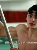 Still from the video "Real men don't beat women!" (OSCE)