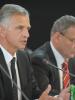 Didier Burkhalter, Swiss Foreign Minister and OSCE Chairperson-in-Office, addresses the 22nd OSCE Economic and Environmental Forum in Prague about how to respond to environmental challenges by promoting co-operation and security in the OSCE area, Prague, 10 September 2014. (OSCE/Lubomir Kotek)