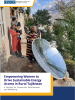 The OSCE report “Empowering Women to Drive Sustainable Energy Access in Rural Tajikistan - A Catalyst for Community Development and Wellbeing” analyses the impact of a pilot initiative that provided women from the Yaghnob Valley of Tajikistan with access to clean energy technologies, as solar parabolic cookers and mini-solar power stations, and trained them on how to make the best use of these devices for their wellbeing and that of their communities. This activity was implemented within the framework of the OSCE project “Promoting Women's Economic Empowerment in the Energy Sector in Central Asia", funded by Austria, Germany, Italy, France, Norway, and Poland. (OSCE)