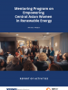 Cover of the Mentoring Program on Empowering Central Asian Women in Renewable Energy activities report (OSCE)