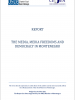 Cover: Report - Survey on Media, Media Freedoms and Democracy in Montenegro (OSCE)