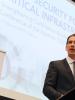 OSCE Chairperson-in-Office and Austrian Federal Minister for Europe, Integration and Foreign Affairs Sebastian Kurz, delivering his opening speech at the Cyber Security for Critical Infrastructure Conference, Vienna, 15 February 2017. (OSCE/Micky Kroell)