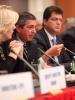 Stavros Lambrinidis (c), EU Special Representative for Human Rights, addresses participants of the opening session of the OSCE Human Dimension Implementation Meeting, Warsaw, 23 September 2013. (OSCE/Piotr Markowski)