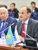 Ambassador György Szabó, Head of the OSCE Programme Office in Astana, speaks at the meeting in the Parliament on water governance, Astana, 16 May 2017. (Parliament of Kazakhstan/Zhaslan Kospanov)